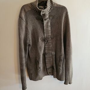 Gray express zip up jacket